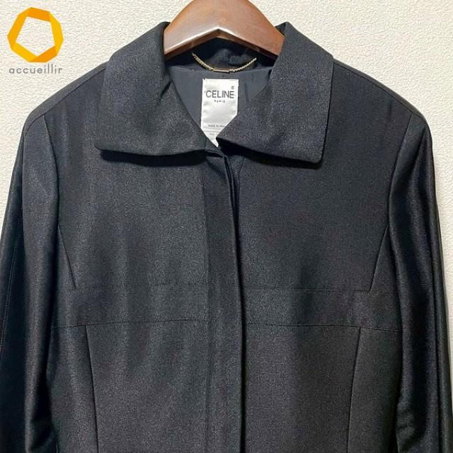 anc セリーヌ CELINE セットアップ 40 黒系 スカートスーツ 