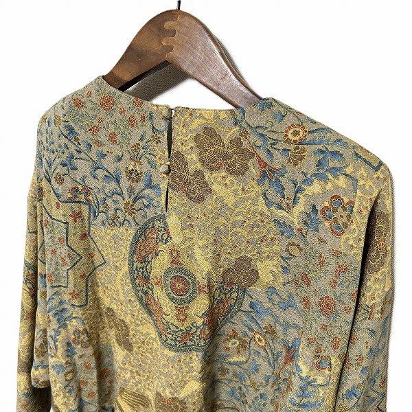 #anc シセンドウ 詩仙堂 ヒトシタムラ チュニック ベージュ マルチ ドルマン ちりめん 変形 アシンメトリー レディース [968571] |  | 05