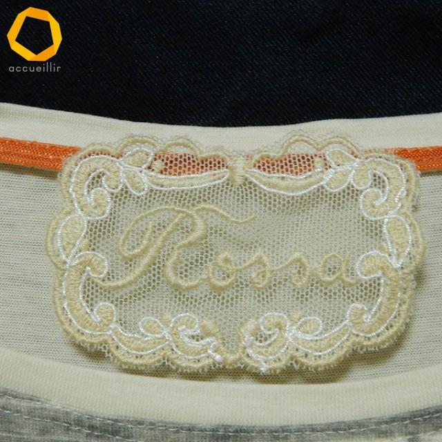 インポートロッサ　inport rossa アイボリーレーストップス snc インポートロッサ import Rossa カットソー 42 ベージュ系 マルチ