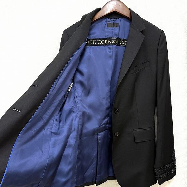 美品 Paul Smith ポールスミス セットアップ 42パンツスーツ anc ポールスミス PaulSmith BLACK パンツスーツ 42 黒 青