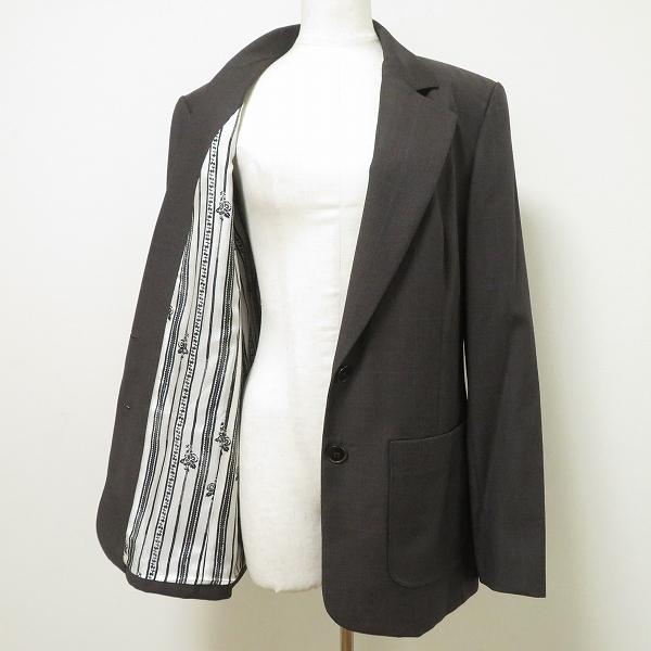 anc ケンゾー KENZO セットアップ パンツスーツ 47 グレー 青 グレン