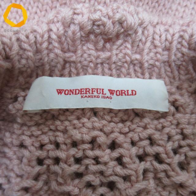 wnc ワンダフルワールド WONDERFUL WORLD ニット・セーター ピンク