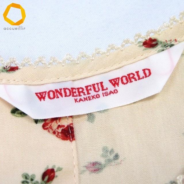 #aux ワンダフルワールド WONDERFUL WORLD カネコイサオ ウェディングドレス セット バラ柄 ピコフリル 結婚式 激レア 超貴重 [970525] k01 |  | 07