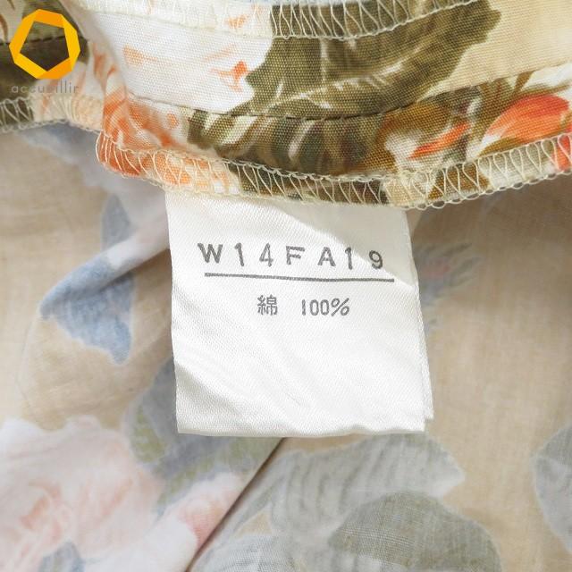 #akc ワンダフルワールド WONDERFUL WORLD KANEKO ISAO ワンピース ベージュ系 花柄 バラ ティアード ロング レディース [970554] |  | 04