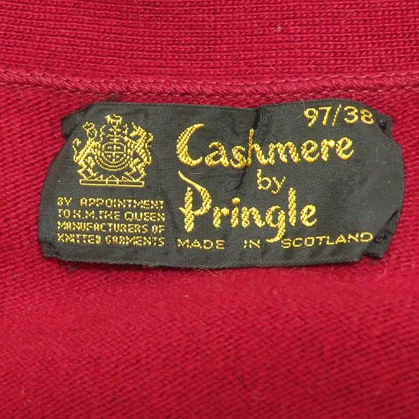 #wnc プリングル PRINGLE カーディガン ニット セーター 97/38 赤系 カシミア スコットランド製 レディース [972956] |  | 04