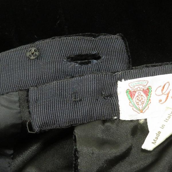 wnc グッチ GUCCI セットアップ ツーピース 42 黒 シルク使い ベロア 