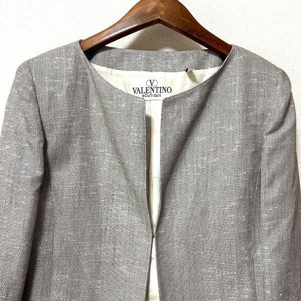 anc ヴァレンティノ VALENTINO スカートスーツ セットアップ 6 白 黒