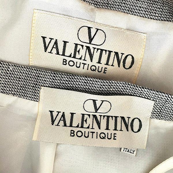 anc ヴァレンティノ VALENTINO スカートスーツ セットアップ 6 白 黒