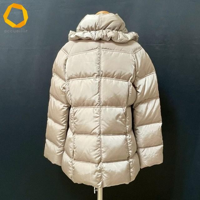 wnc モンクレール Moncler ダウンジャケット 0 ベージュ系 ジップ