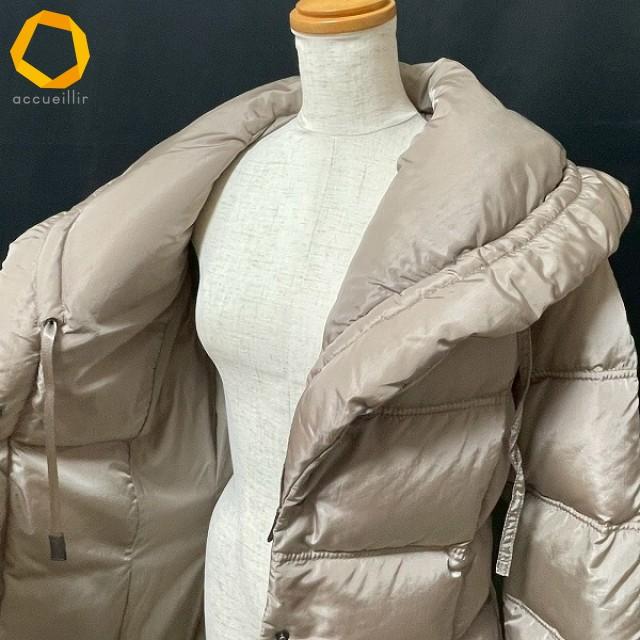 wnc モンクレール Moncler ダウンジャケット 0 ベージュ系 ジップ