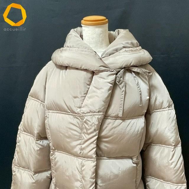 wnc モンクレール Moncler ダウンジャケット 0 ベージュ系 ジップ