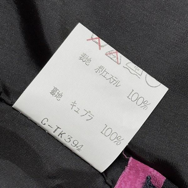 anc ハナエモリ HANAEMORI ワンピース 9A3 黒 ピンク ヴィンテージ 花