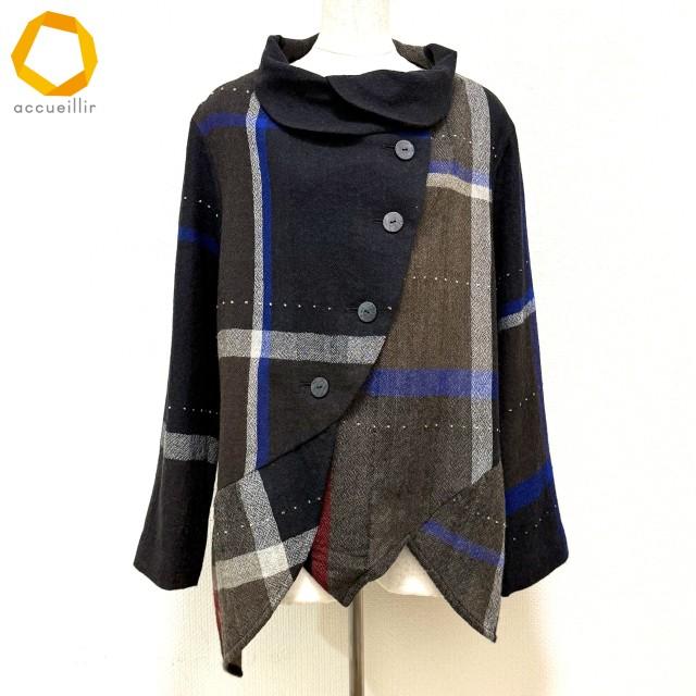 wnc ジウセンソユニコ 慈雨 Sensounico ジャケット 40 黒 カーキ 青