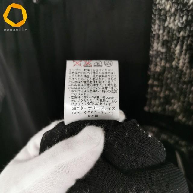 #wnc エターナリーブレイズ エイココンドウ EIKO KONDO チュニック ノースリーブ ニット シースルー F 黒 白 レディース [974064] |  | 04