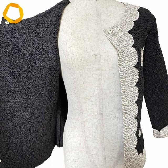 anc ノコオーノ ノコプリーツ NOKOOHNO NOKO PLEATS ジャケット 38 黒