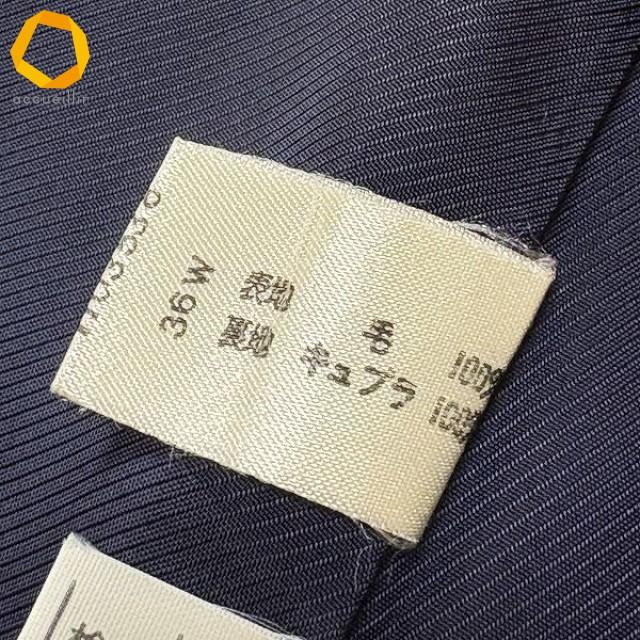 anc レリアン Leilian コート 13+ 紺 ウール 大きいサイズ 美品