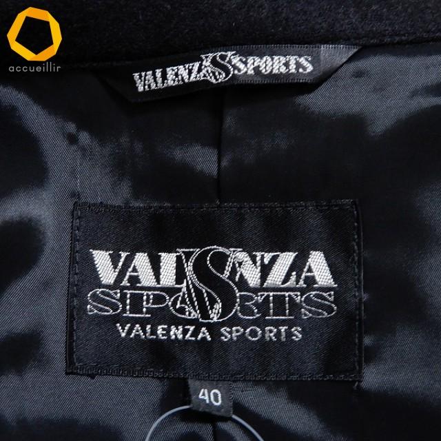 wnc バレンザ スポーツ VALENZA SPORTS コート 40 黒 銀ボタン 