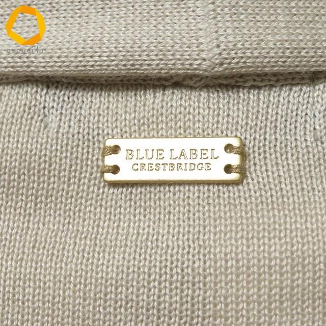 #anc ブルーレーベル クレストブリッジ BLUE LABEL CRESTBRIDGE カーディガン ニット 38 ベージュ レディース ...