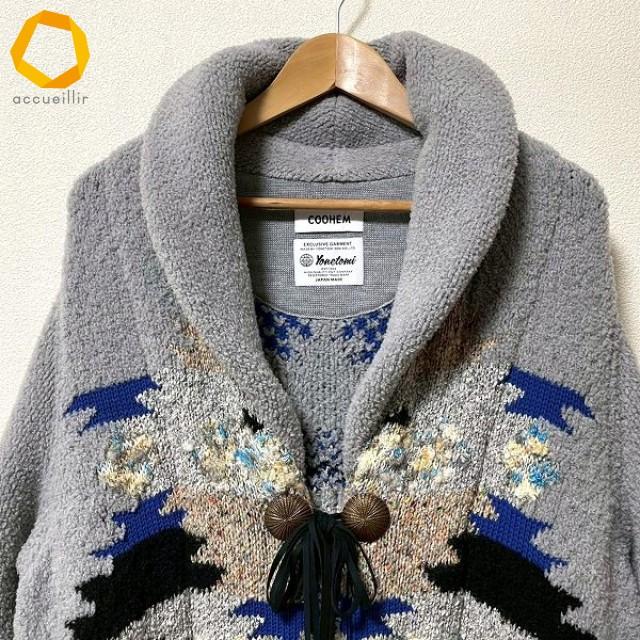 wnc コーヘン Coohem yonetomi コート ニットコート 2 グレー