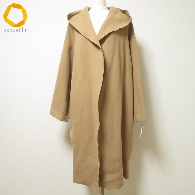 レリアンネミカ ダッフルコート ノーカラーVネックコート【NEMIKA