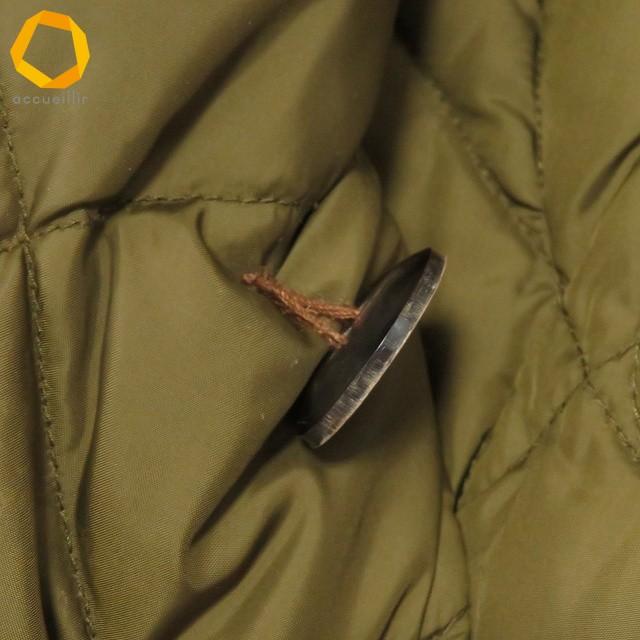 wnc ラルフローレン RalphLauren ダウンコート 11 カーキ 茶 スエード 