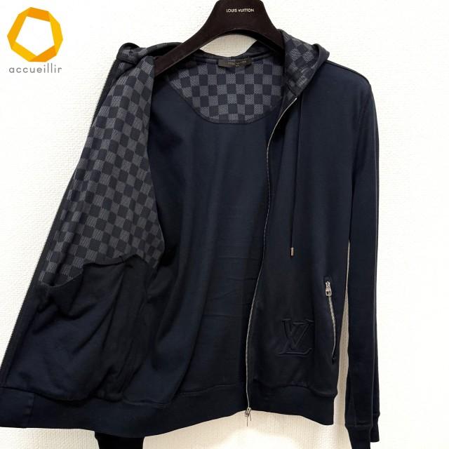 apc ルイヴィトン LOUISVUITTON トレーナー・パーカー XS 濃紺 茶系