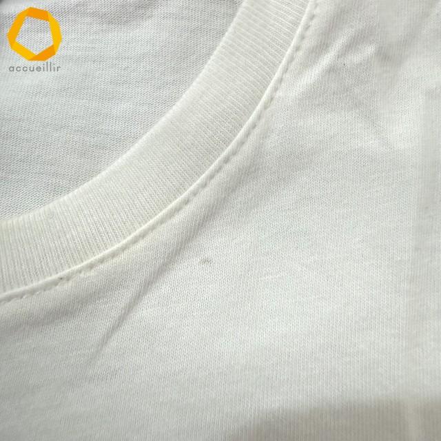 sxc グッチ GUCCI Tシャツ S 白 紫 半袖 カットソー ロゴプリント