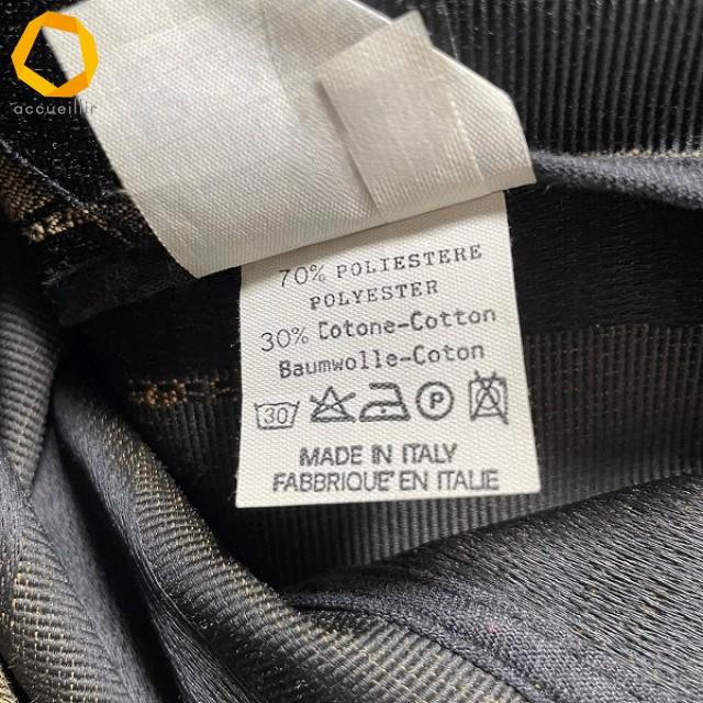 anc フェンディ FENDI jeans ジャケット 42 こげ茶 茶 ペカン柄 ロゴ 