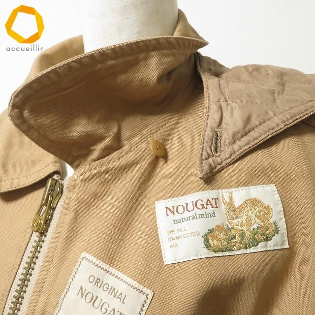axc ヌガーシュガー NOUGAT SUGAR ブルゾン ジャケット ベージュ 中綿 