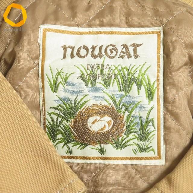 axc ヌガーシュガー NOUGAT SUGAR ブルゾン ジャケット ベージュ 中綿 