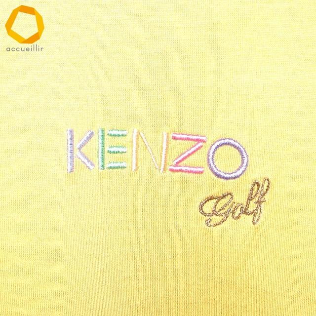anc ケンゾーゴルフ KENZO golf ポロシャツ 1 黄色系 長袖 ゴルフ