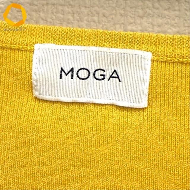 anc モガ MOGA セットアップ 2 黄色 ツーピース ニット リボン レース