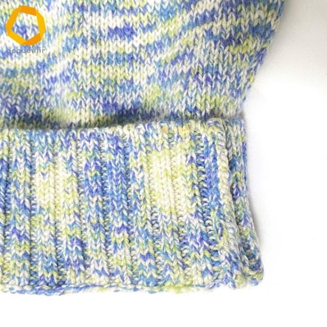 wnc レリアン Leilian ニット・セーター 13+ 青系 黄緑 白系 カシミヤ