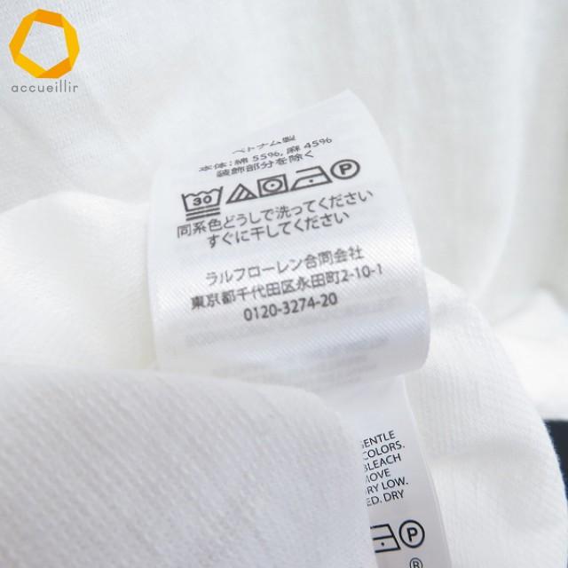 s ポロラルフローレン POLO RALPH LAUREN ポロシャツ LG 白 半袖