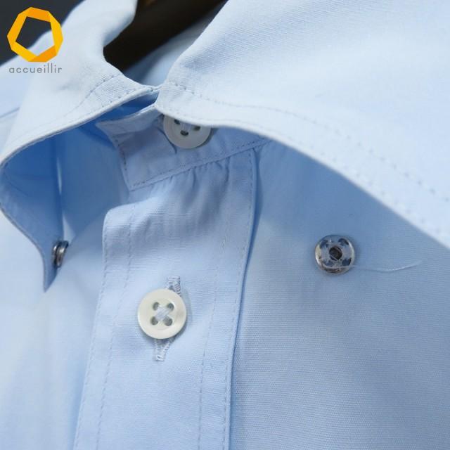 a アルマーニコレツォーニ ARMANI COLLEZIONI シャツ 43/17 水色 長袖