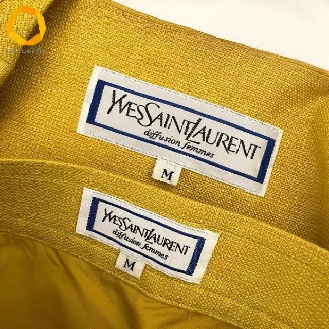 anc イヴ サンローラン YVES SAINT LAURENT YSL スカートスーツ