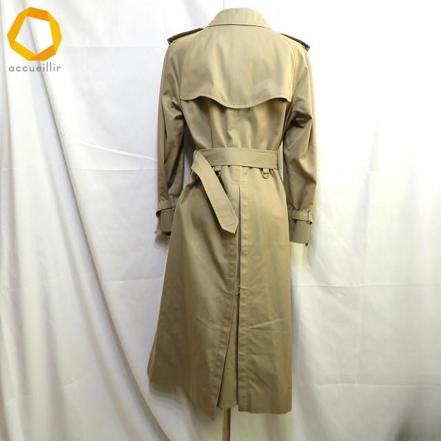 anc バーバリー BURBERRY コート ベージュ トレンチコート チェック