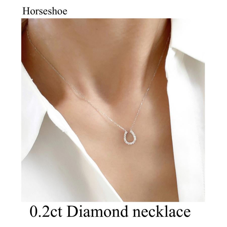 馬の蹄 ネックレス 18K ダイヤモンド 馬蹄 18金 ダイヤ 馬の蹄 ネックレス 18K ダイヤモンド 馬蹄 18金 ダイヤ