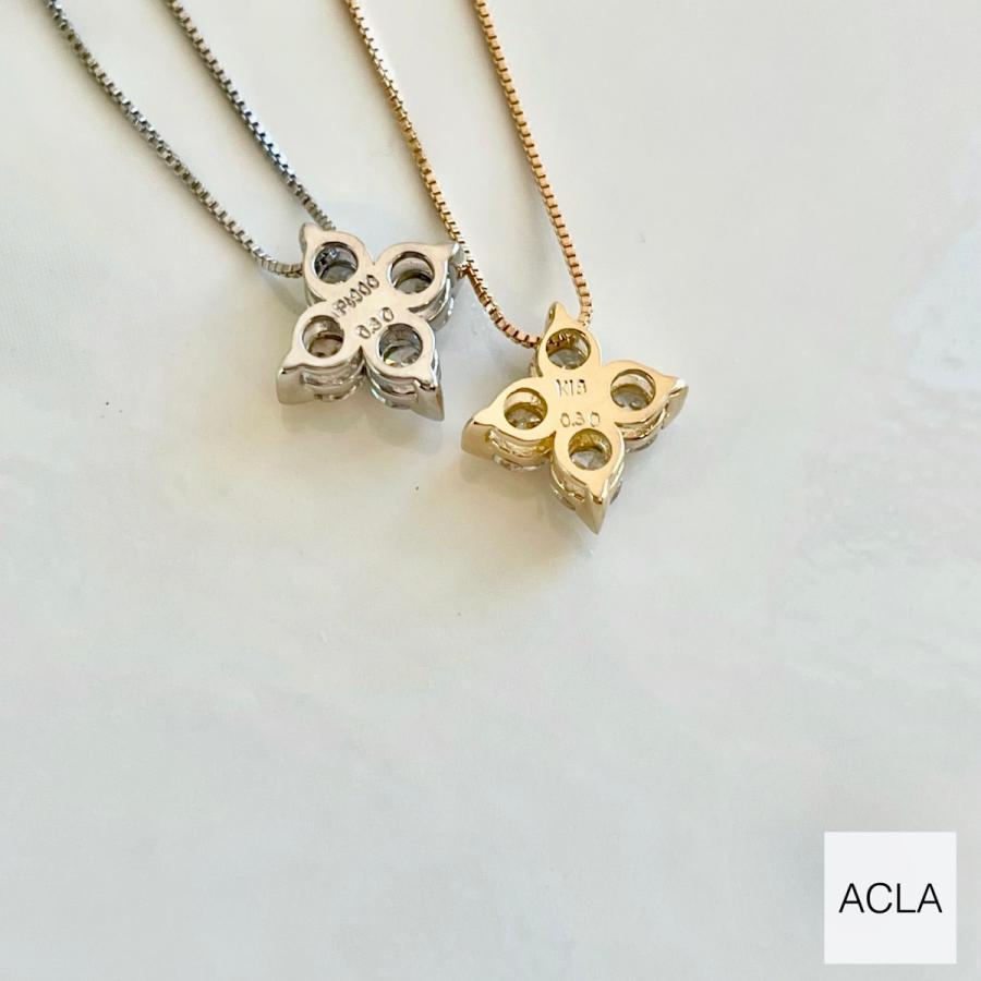 ダイヤモンド　プラチナ　ネックレス　三菱マテリアル ネックレス プラチナ ダイヤモンド 0.3ct Pt900 天然 ダイヤ 花菱 幸菱
