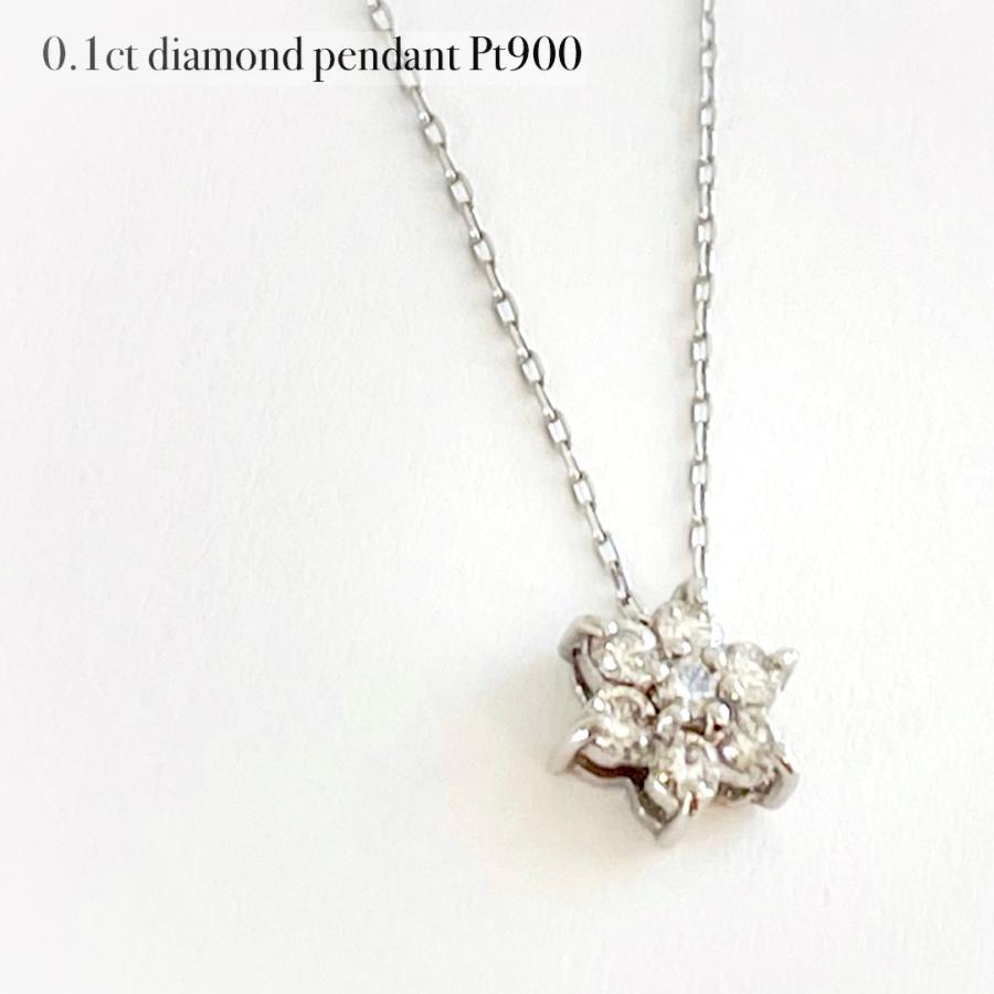 プラチナ ネックレス ダイヤモンド ペンダント 1万円代 0.1ct プラチナ ネックレス ダイヤモンド ペンダント 1万円代 0.1ct