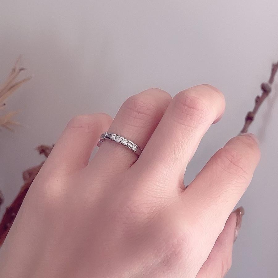 プラチナPt950 指輪 ダイヤモンド リング 0.3ct 挟み留め プラチナPt950 指輪 ダイヤモンド リング 0.3ct 挟み留め