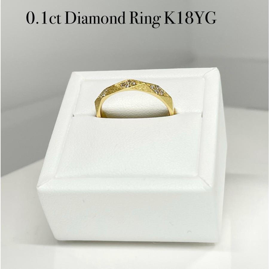 17号✨約2.36g❣️マット処理✨k18YG全周デザインリングミルグレイン 17号✨約2.36g❣️マット処理✨k18YG全周デザインリングミルグレイン