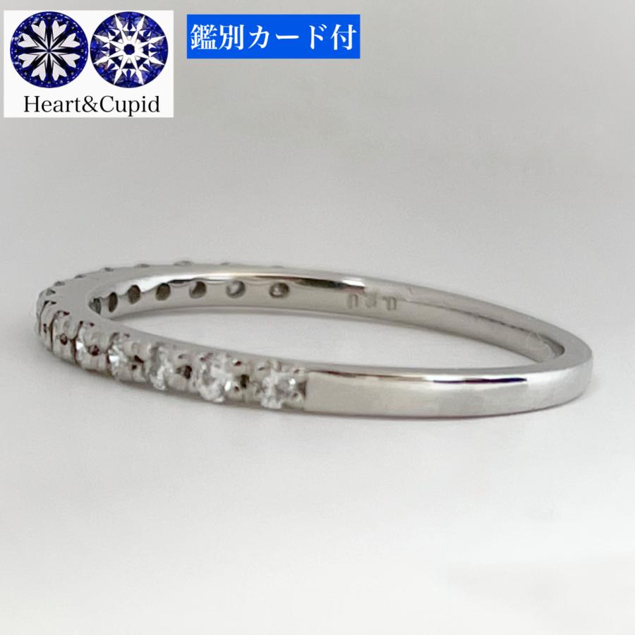 指輪 ダイヤモンド プラチナ リング 0.2ct Pt900ハーフ エタニティ