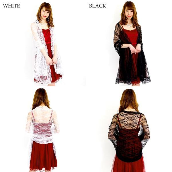 ショール 総フラワーレースショール 2697 ドレス アウター レディース ２次会 パーティー |  | 01