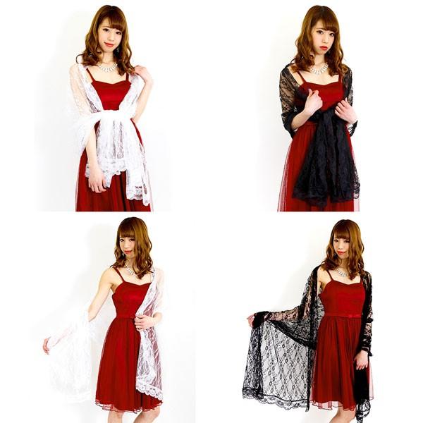 ショール 総フラワーレースショール 2697 ドレス アウター レディース ２次会 パーティー |  | 02