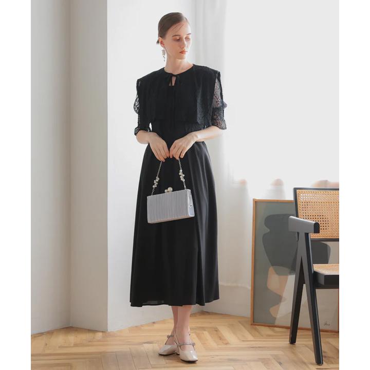 【familiar】フォーマルドレス ボレロ付き100cm 結婚式 母親 ドレス セットアップ ロングドレス ワンピース