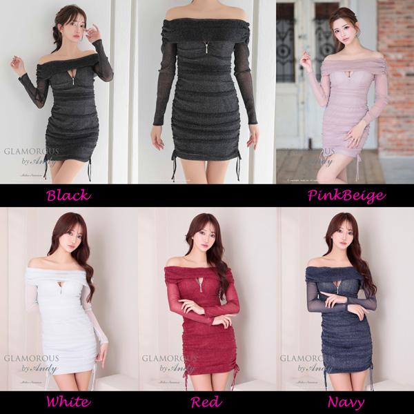GLAMOROUS ドレス GMS-V863 ワンピース ミニドレス Andyドレス グラマラスドレス クラブ キャバ ドレス パーティードレス |  | 06