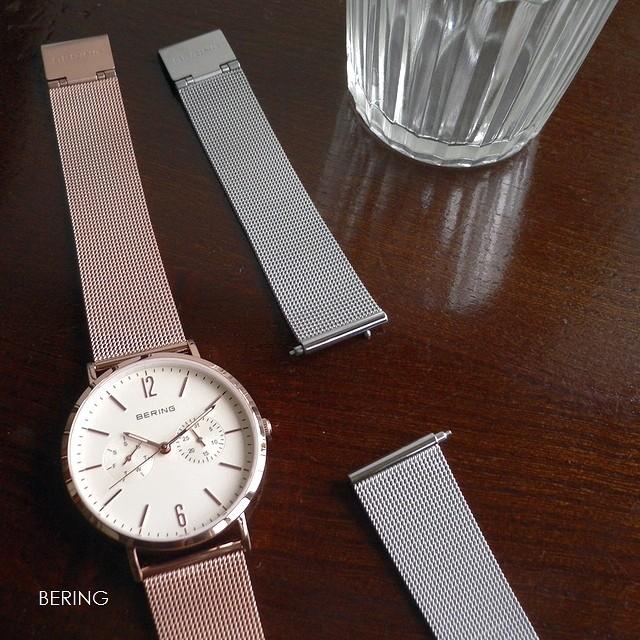 BERING ノベルティ ベーリング メッシュバンド 2本セット 腕時計 BERING ノベルティ ベーリング メッシュバンド 2本セット 腕時計