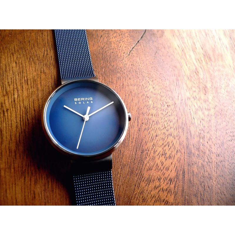 BERING ノベルティ ベーリング メッシュバンド ソーラー 腕時計 BERING ノベルティ ベーリング メッシュバンド ソーラー 腕時計