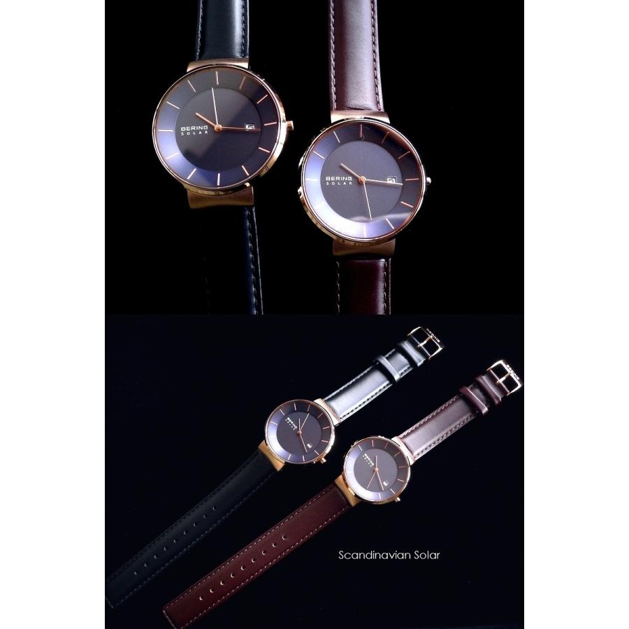 チャンピオン Bering ベーリング レザーバンド ソーラー 腕時計 Scandinavian Solar 467 567 ブラウン ブラック ネイビー ピンクゴールド 春バーゲン Moenvironment Org